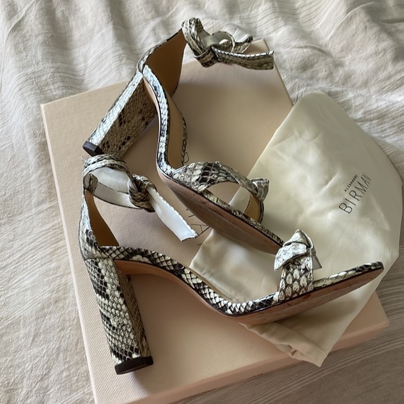 Alexandre Birman Python Clarita Sandals 38 - Picture 8 of 12